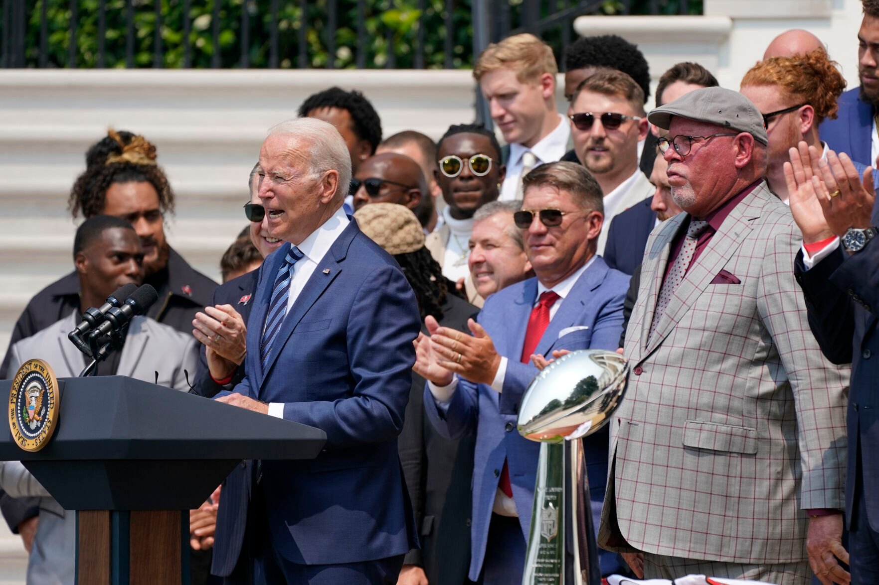 Biden Buccaneers Football
